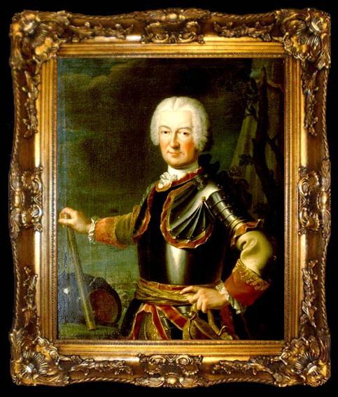 framed  unknow artist Portrait of Leopold Philippe d